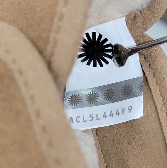 UGG Greda Waterproof Duck Boot Brown Leather Suede 1112650 Women’s Size 5 New - Picture 11 of 13